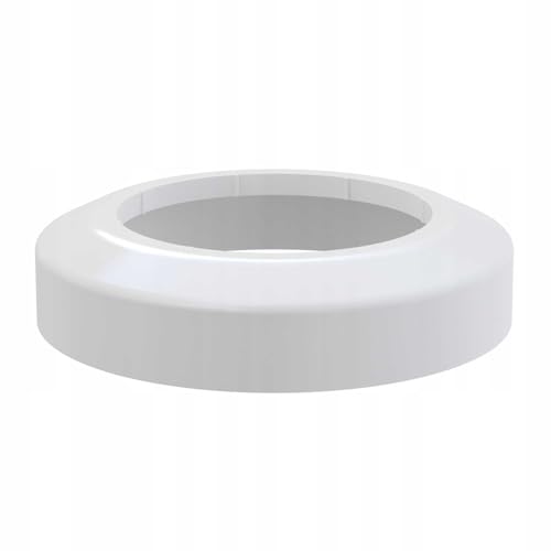 Toilet Soil Pipe Collar 110mm White Cover Ending