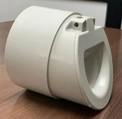 Image of NRV PVC Flip Valve, White Drain Pipe Fitting, Cap for preventing or no Entry Rats, Insects. etc Rat protection for home pipe (SIZE 6 inch)