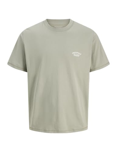 JACK & JONES Jorgreene Branding tee SS Cn Ch, Césped Marina, L