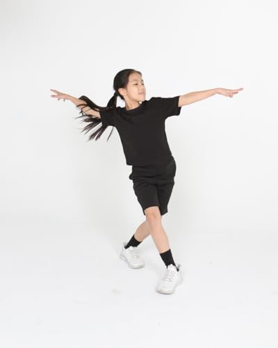 Dance Loose Fit Shirt for Kids Training Gear for Hip Hop, Jazz, Contemporary, Tap, Ballroom Unisex for Girls & Boys4