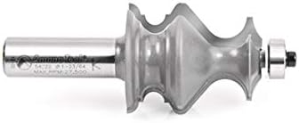 Amana Tool - 54222 Carbide Tipped Classical Architectural Molding 1/8 x 3/32 x 1/4 x 7/16