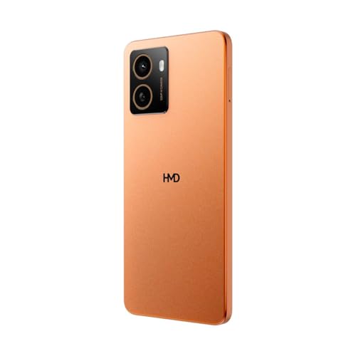Hmd Smartphone Pulse+ 4G 6,56” Hd+, Android 14, CáMara Dual 50 Mp, 4GB/128GB Almacenamiento, Hasta 59 Horas De BateríA, Ozo Audio, FáCil De Reparar Y Dual Sim - Naranja - 4