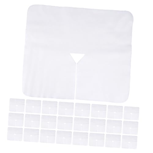 PartyKindom 100pcs Disposable Headrest Covers for Salon Face Cushions Soft Comfortable with Design for Massage and Beauty Treatments for Salons and Home Use