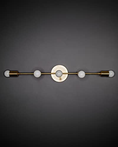 Artemis Modern Wall Sconce Vanity 5 Bulb Abstract Mid Century Industrial Art Bathroom Light