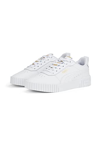 Image of Puma Carina 2.0 Synthetic Leather Lace Up Women's Sneakers