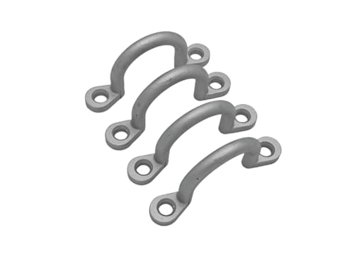 BBMTA Replacement Trailer Tie Loop 2' I.D. Aluminum Bolt-On Lashing Rope Tie Down Ring Horse (4pack