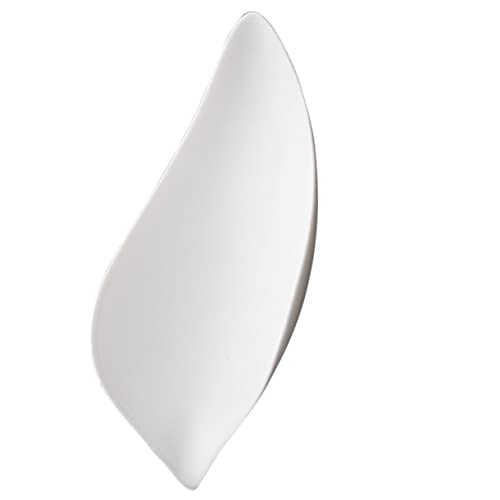 VALICLUD Delicate Ceramic Tea Scoop Multi-function Nonstick Teaspoon for Tea Presentation for Hotels Restaurants Easy to Design and Condiments