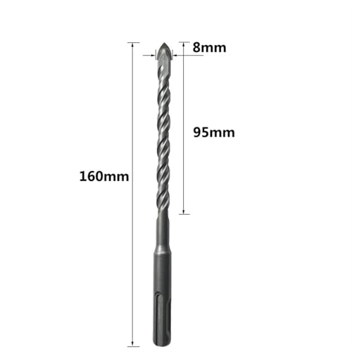 Foret à béton 10mm en carbure solide SDS Plus longue durée - 5