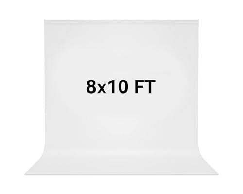 Fondo Fotográfico Blanco 8 X 10 Pies 100% Poliéster miniatura 1