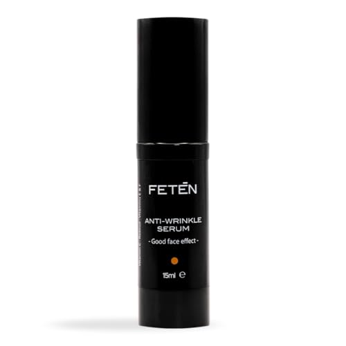 FETĒN Sérum Vitamina C y Retinol Hombre – Skincare antiedad, sérum facial antiarrugas para la cara y contorno de ojos, crema facial suero iluminador antioxidante, rutina cuidado de la piel
