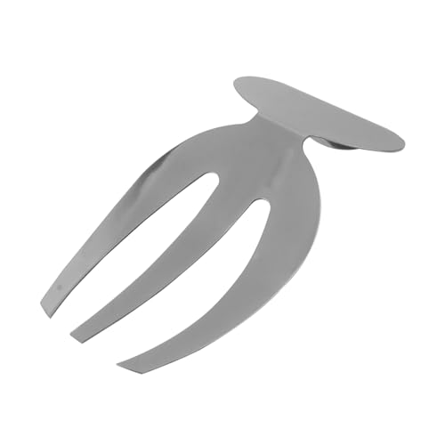 COLLBATH 1pc Stainless Steel Salad Claw Server Tool Lightweight Salad Hands for Easy Stirring Kitchen Gadget for Home Restaurant Party Buffet Classic Mirror Finish