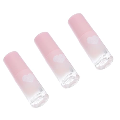 Ipetboom Botellas Rodillo de Vidrio de 5 Ml, Set de 3 Unidades en Color Rosa Degradado, Frascos Portátiles para Aceites Esenciales y Perfumes, Compactas Logo, Ideales para Viaje y Cuidado