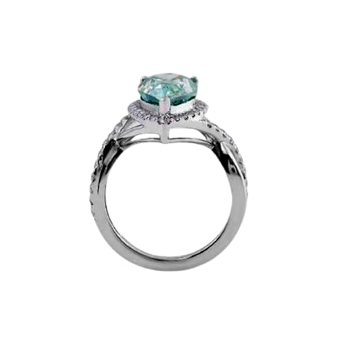 Bague émeraude argent massif anti-ternissement pour peau sensible
