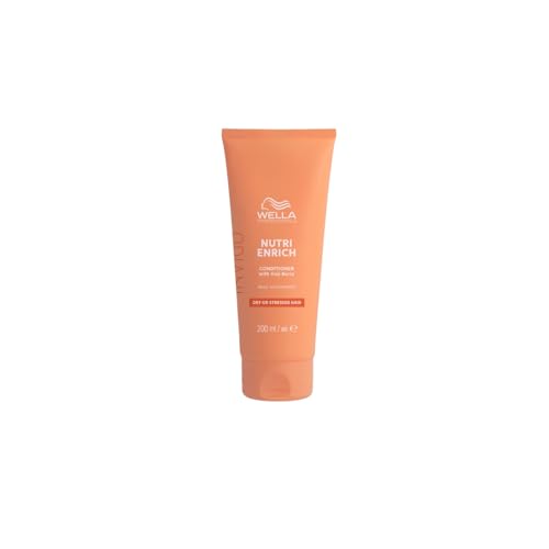 Wella Professionals Invigo Nutri Enrich Deep Nourishing Conditioner - Instant Deep Nourishment Anti-Frizz Conditioner With Vitamin E & Goji Berry - Restore Dry & Damaged Hair 200ml