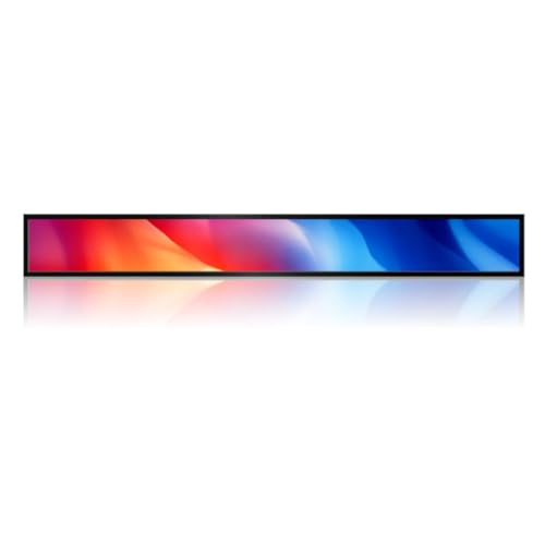 Image of 32.1 Inch (819.4x55mm Viewable) Commercial Stretched LCD Bar Display | Ultra-Wide Shelf Screen w /Optional Touch | Android OS | Cloud /USB /Mobile Control