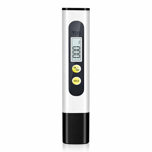 Boulton TDS Meter Digital Water Tester (Battery Included) - 0-9990 ppm Measuring Range Water Quality Testing for Household Drinking Water Aquariums Hydroponics Swimming Pools 1 ppm increments