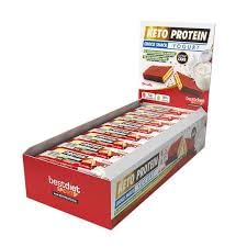 Pack de 2 Cajas de Barritas Proteicas Keto Sabor Yogur y Chocolate – 48 Unidades (24 por Caja) – Snack Bajo en Carbohidratos, Sin Azúcar Añadido y Rico en Fibra – Apto para Dieta Cetogénica