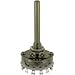 ELECTROSWITCH D4C0206N Switch, Rotary, DP6T, 1.5A, 115V