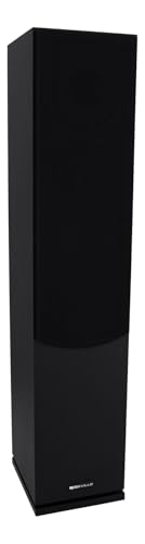 Image of Rockville Lux 654 Black Dual 6.5 inch 4-Ohm Home Audio Tower Speaker, 2-Pack