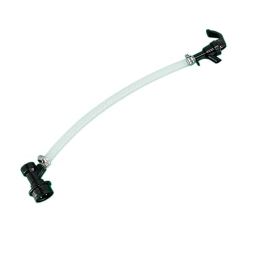 AMZLMPKNTW Ball Lock Sample Faucet 30cm Reinforced Silicone Hose Secondary Fermentation Homebrew Kegging joyful