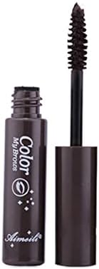 Waterproof Eyebrow Gel by LALASTYLE, Waterproof Eyebrow Gel with Brush,Stays on All Day, Non-Sticky, For Natural Brow Looking, Cruelty Free & Paraben Free (Drak Brown)