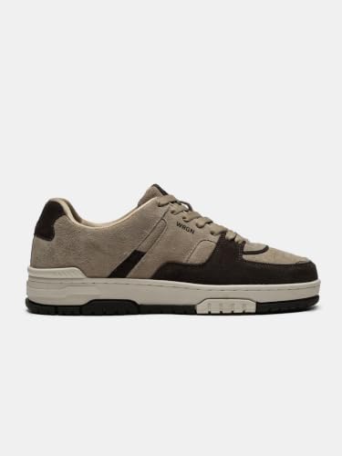 Image of WROGN Men's Genuine Suede Leather Sneakers | Solid Pattern
