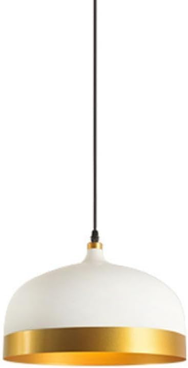 Lustre industriel blanc pour éclairer un plan de travail sombre