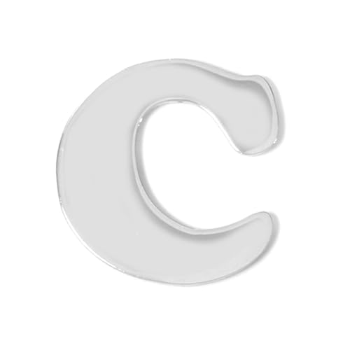 Image of GG Grand General 94330 4 Inches Chrome Letter C with Tape