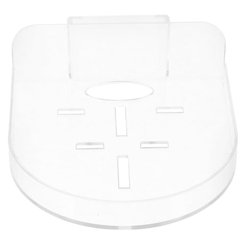 Happyyami Simple Install Wall Mount Bracket Plastic Router Shelf for Security Cameras Wall Mount Router Holder