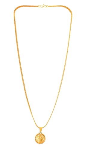 Image of Handicraft Kottage 1gm 22Ct gold plated Pandent /Necklace /Jewellery Set /Fashion jewellery /Chain for Women Girls