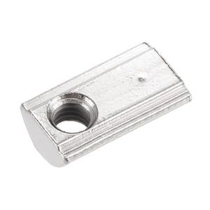 #US 50pcs M6 Roll in Spring T-nut Bolts Screw with Ball Rail with 8mm Slot