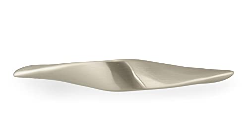 Richelieu Hardware Bp255996195 Niagara Collection 3-25/32 In (96 Mm) Center-To-Center, Contemporary Cabinet Pull, Brushed Nickel #TOP1