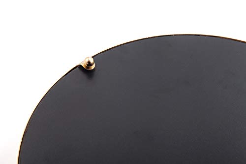 28cm Decorative Tray Gold Round Tray Vanity/Jewelry/Cosmetic/Perfume/Drink Mirror Tray Coffee Table Dsiplay Tray