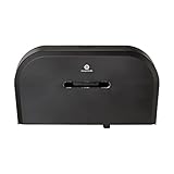 Georgia-Pacific Two-Roll Jumbo Jr. Toilet Paper Dispenser by GP PRO, Black, 59210, 22.1'W x 4.8'D x 12.1' H