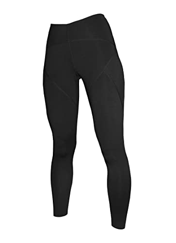 Blooming - Legging de Sport menstruel Flux Moyen – Oeko-TEX – modèle Zoé – Noir – 34/36