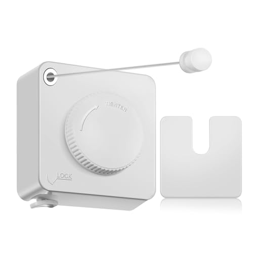 Rfeeuubft NGRIO-1172 Ausziehbare Wäscheleine 4er-Set