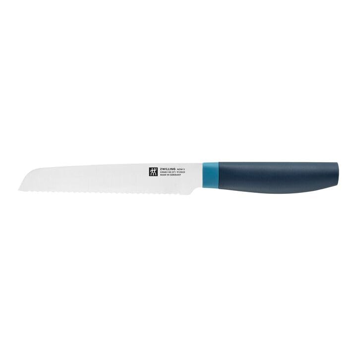 Image of 5-inch, Serrated edge, Utility knife, blue