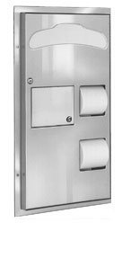 Bradley 591 In-Stall Partition Mounted Combination Unit