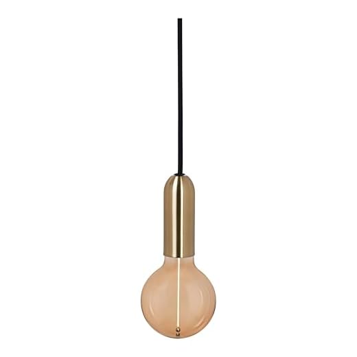 Osram Vintage 1906® Pendelleuchte ROUND E27, gold, max. 25W (LED 15W), E27 Sockel, runder Baldachin, Innenraum-Pendelleuchte, Kombination mit 1906 Vintage-Lampen, Kombination mit smarten Lampen
