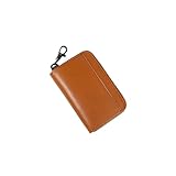 [Aoita] キーケース メンズ 栃木レザー 日本製 多機能 本革 5連フック YKKファスナー スマートキーケース 車 鍵 コンパクト カード入れ key case プレゼント (ブラウン)