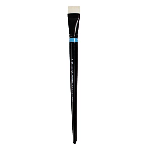 Princeton Aspen, Glare-Free Indoor/Outdoor Brush for Acrylic & Oil, Series 6500S Short Bright Synthetic, Size 14 (P6500SB14)