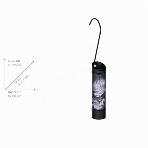 Miniatura 4 de Wenko Humidificador Peony - Humidificador Ambiental Con Motivo, Para Radiadores, Acero Inoxidable, 5 X 20 X 5 Cm, Negro