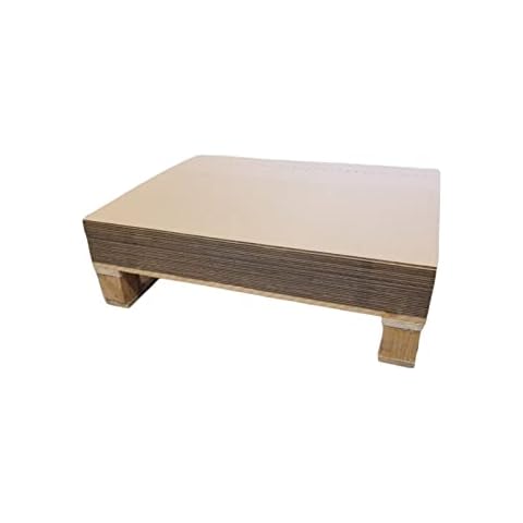 Paletten-Wellpapp Zuschnitt Karton Braun 600 mm x 800 mm verschiedene Ausführungen (1-Welle, 50) Cover