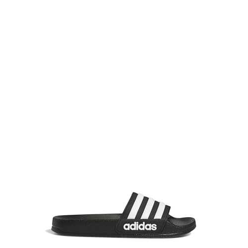 Image of adidas Women ADILETTE SHOWER Synthetic Swim Slide FTWWHT /GOLDMT /BOGOLD | LUT50