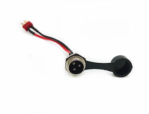 10 inch Scooter Power Charger T-head Charging Port Plug for KUGOO M4/M4 PRO SPEEDWAY MINI4 RUIMA SEALUP Electric Scooter Socket Plug Connecting Accessories