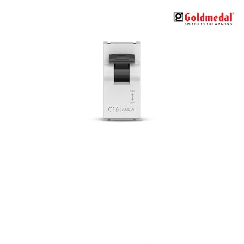 Image of Goldmedal Air 16 Ampere Single Pole MCB, White - (Pack of 4)