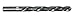Dormer A1011.25 General Purpose Left Hand Jobber Drill, High Speed Steel, Cutting Diameter 1.25 mm, Flute Length 16 mm, Total Length 38 mm (Pack of 10)