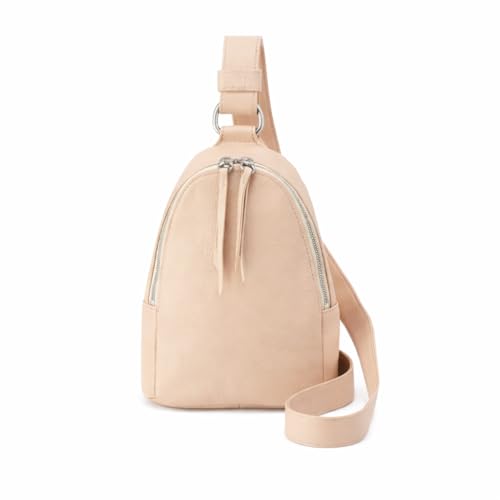 Image of HOBO Fern Leather Hands-Free Sling Bag with Adjustable Strap, Fashionable Style, Room for Wallets and Essentials