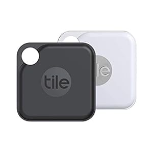 Tile Pro (2020) 2-pack – High Performance Bluetooth Tracker, Keys Finder and Item Locator for Keys, Bags, and More; 400…