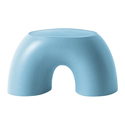 Joberio Taburete para niños, 14.17 pulgadas, simple, semicircular, pequeño taburete antideslizante, taburete ligero para niños, muebles cómodos para niños sentados, estudiando y jugando
